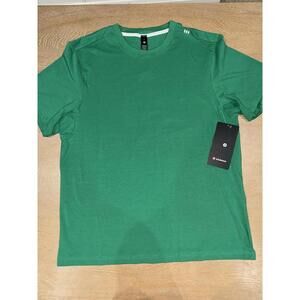 NWT Lululemon Zeroed In Short Sleeve Shirt Raceway Green Size Large